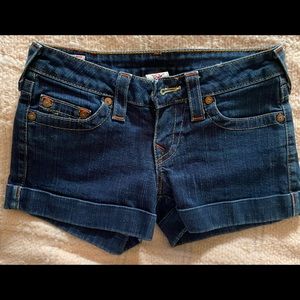 True religion  shorts. Size 26